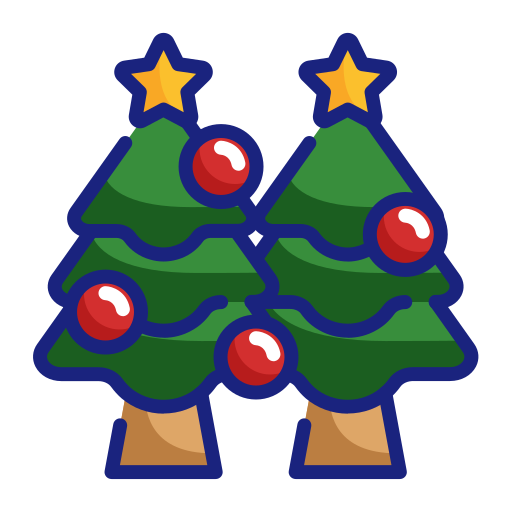 árbol de navidad icono gratis