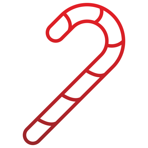 bastón de caramelo icono gratis