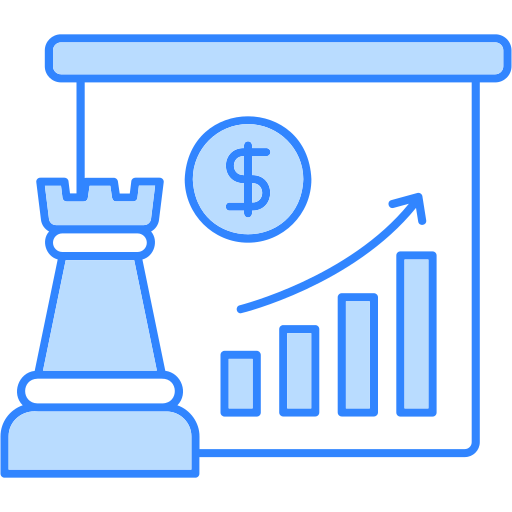 estrategia de inversión icono gratis