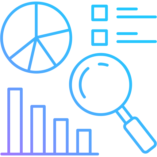 Market analysis free icon