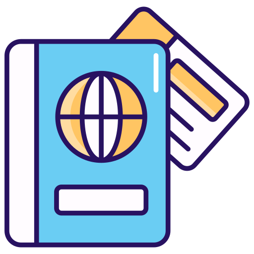 pasaporte icono gratis