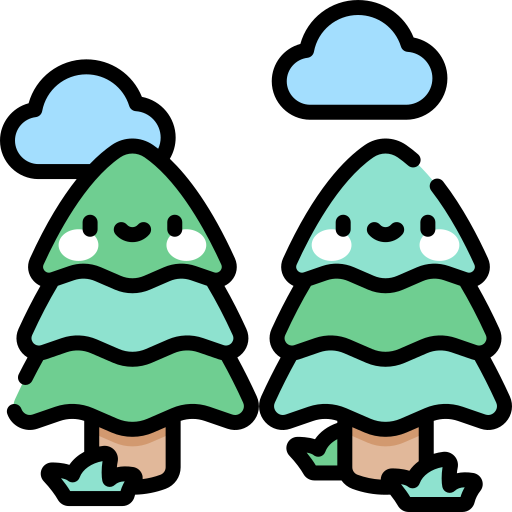 Forest Kawaii Lineal color icon