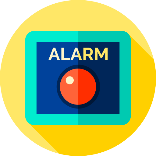 Alarma de incendios icono gratis