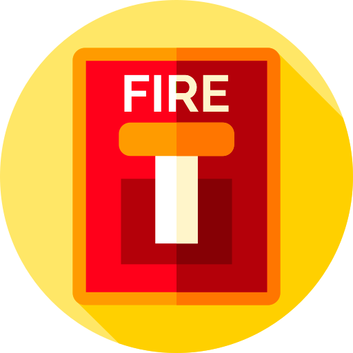 Alarma de incendios icono gratis