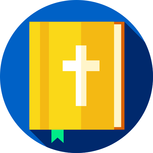 Bible Flat Circular Flat icon