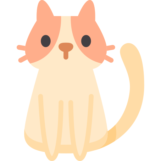 Cat Icon, Small & Flat Iconpack