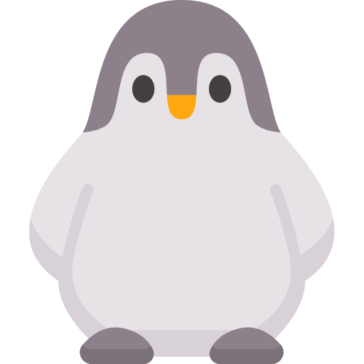 Pingüino icono gratis