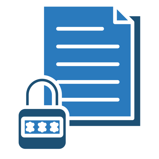 cifrado de datos icono gratis