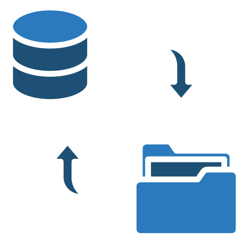 copia de seguridad de datos icono gratis