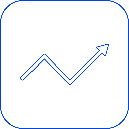 gráfico de líneas icono gratis