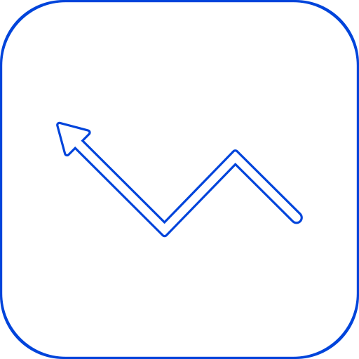 gráfico de líneas icono gratis