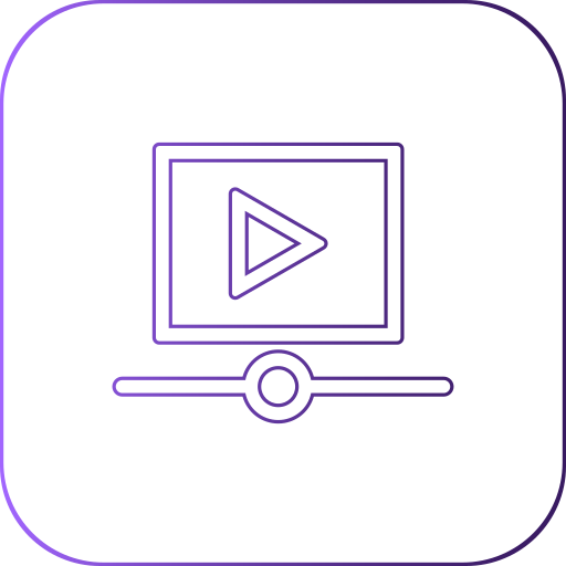 reproductor de video icono gratis