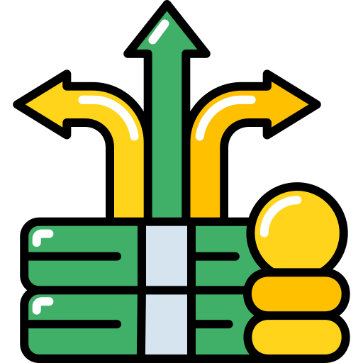 Flexible funding free icon Flexible funding free icon