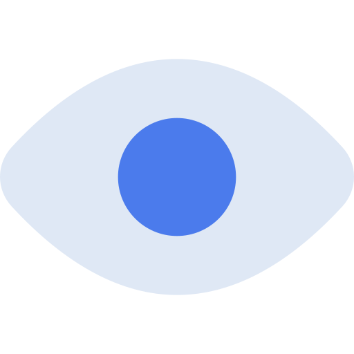 visión icono gratis