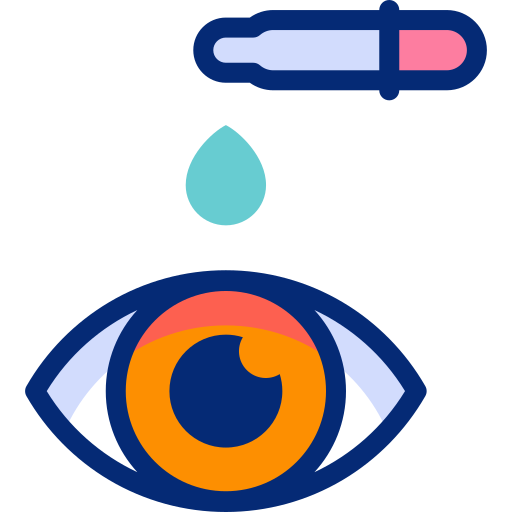 gotas para los ojos icono gratis