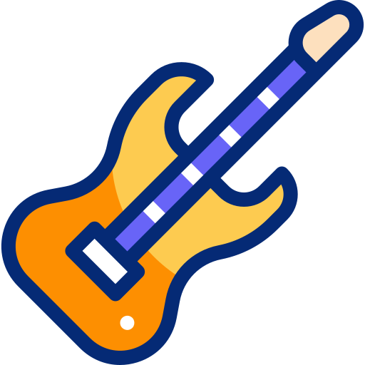 guitarra eléctrica icono gratis