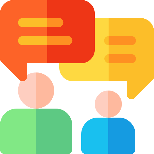 Conversation Basic Rounded Flat icon