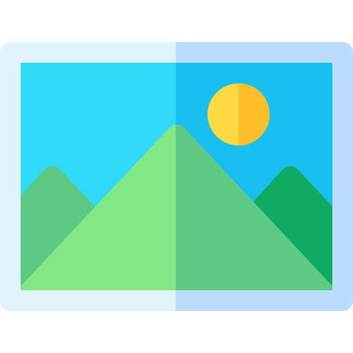 Image Basic Rounded Flat icon