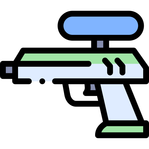 Water gun Detailed Rounded Lineal color icon