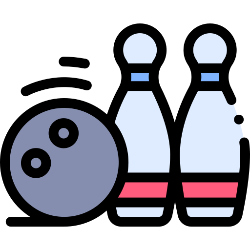 Bowling pins - free icon