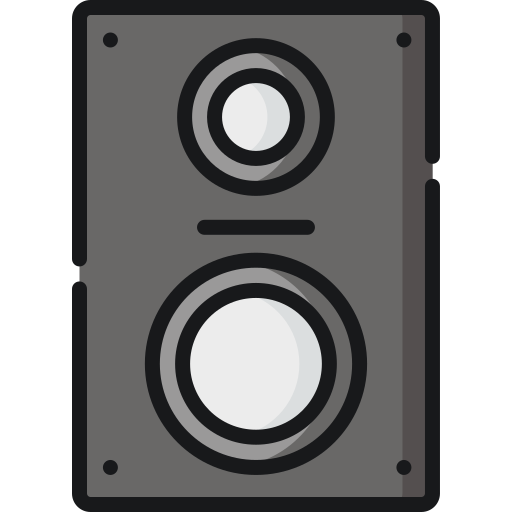 Loudspeaker - free icon