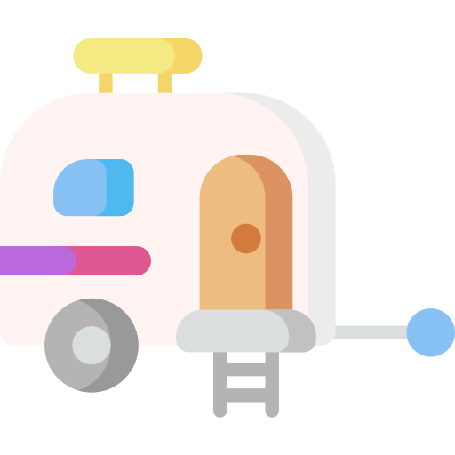 Caravana icono gratis