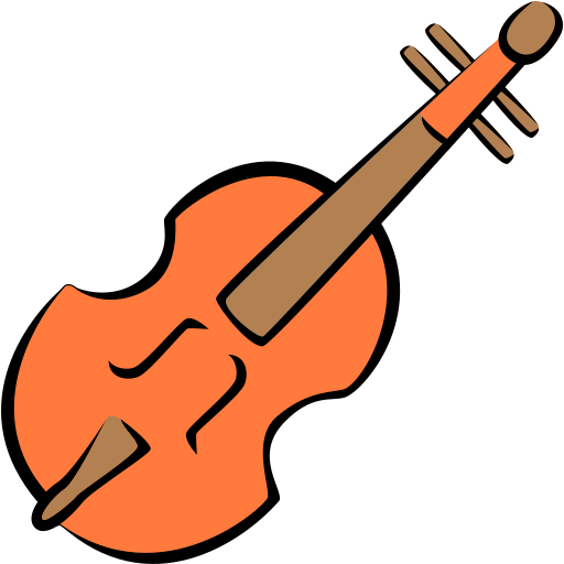 violín icono gratis