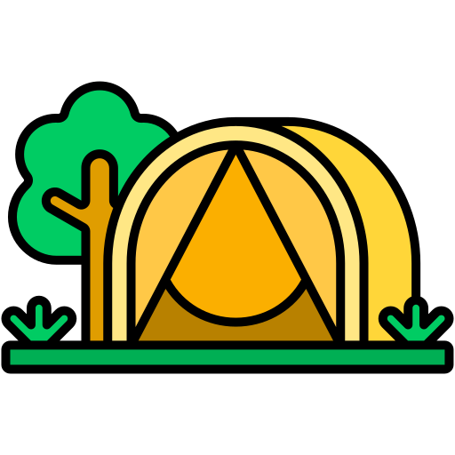 cámping icono gratis