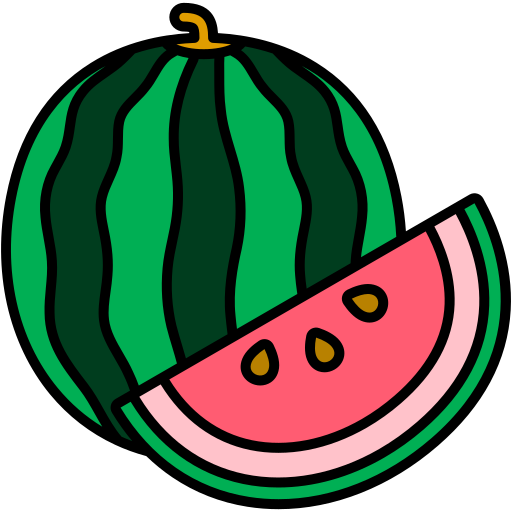 sandía icono gratis