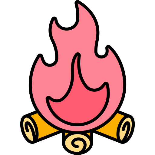 hoguera icono gratis