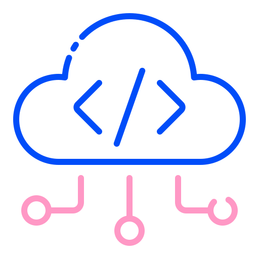 computación en la nube icono gratis