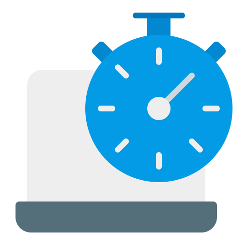 seguimiento del tiempo icono gratis