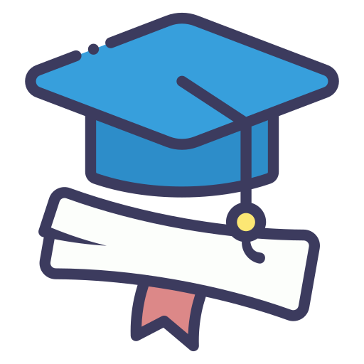 graduación icono gratis