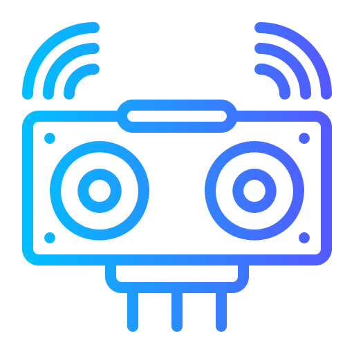 sensor ultrasónico icono gratis