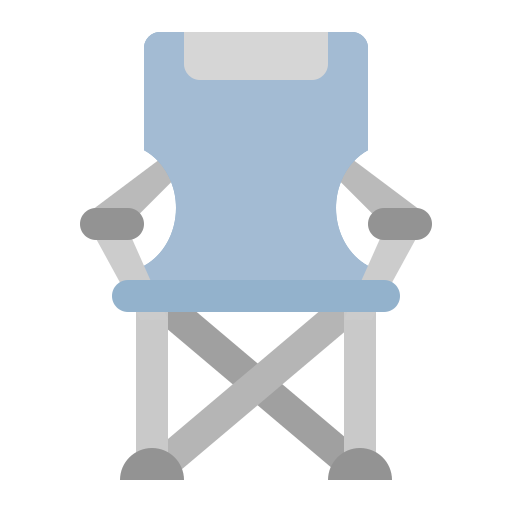 silla plegable icono gratis