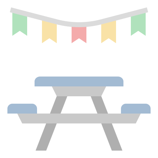 mesa de picnic icono gratis