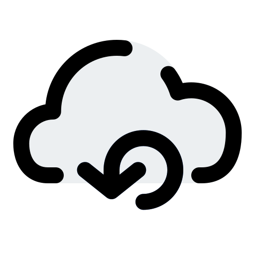 deshacer la nube icono gratis