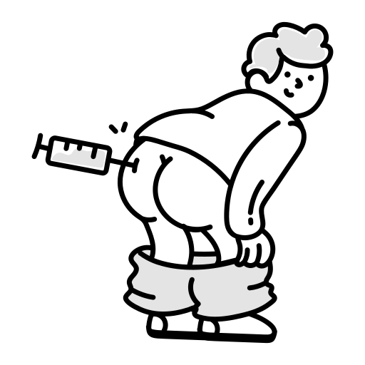 Injection free icon Injection free icon