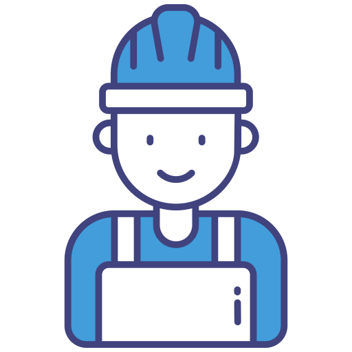 trabajador de la construcción icono gratis