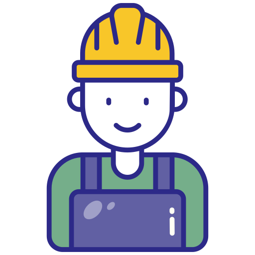 trabajador de la construcción icono gratis