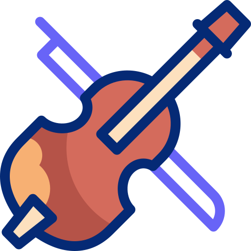 violín icono gratis