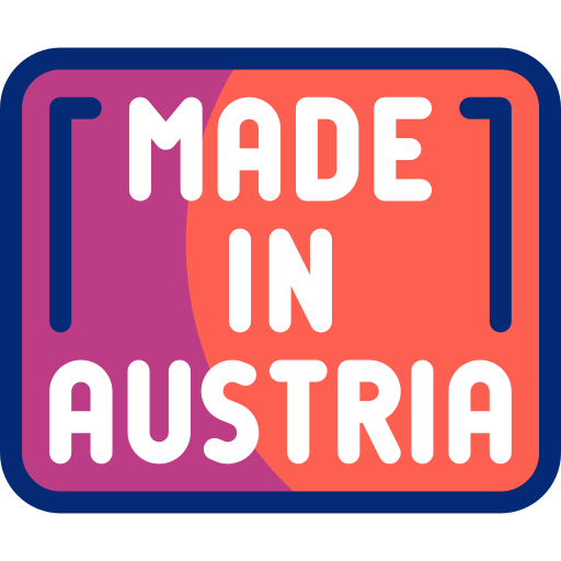 fabricado en austria icono gratis