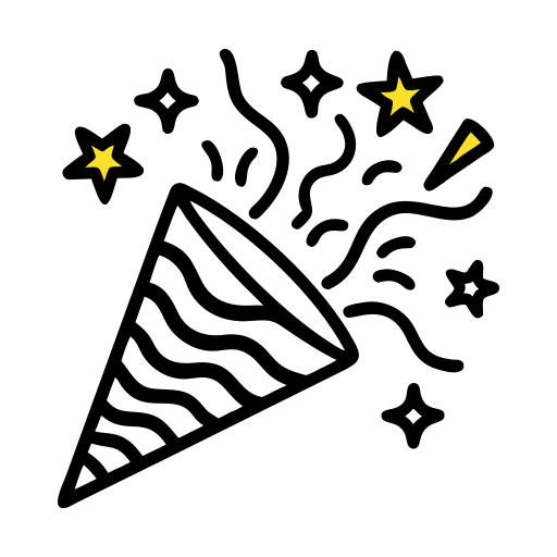konfetti kostenlos Icon konfetti kostenlos Icon