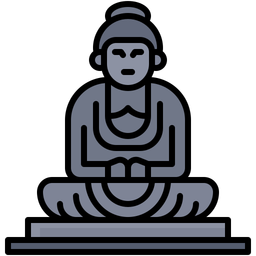 gran buda de kamakura icono gratis