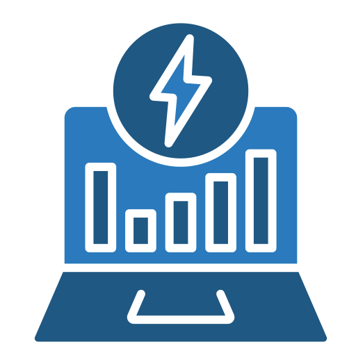 monitoreo de energía icono gratis