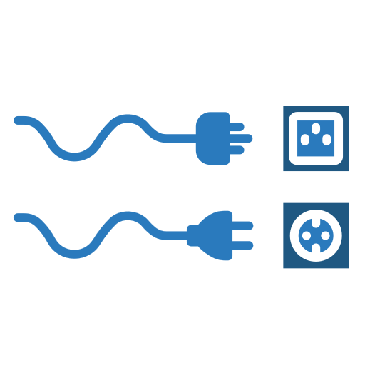 toma de corriente icono gratis