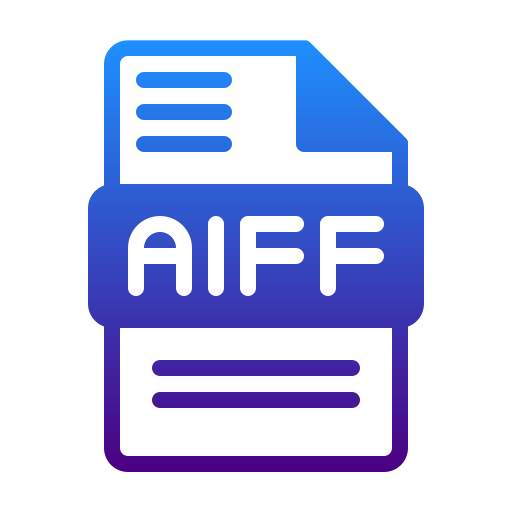 aiff icono gratis