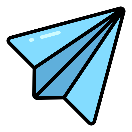 avión de papel icono gratis