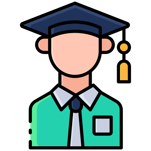 graduación icono gratis