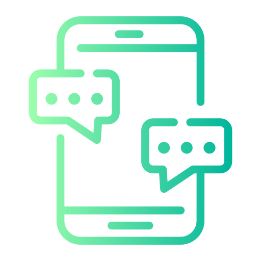 mensaje móvil icono gratis